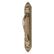 AIDA Door Pull Handle on Plate - Gold P